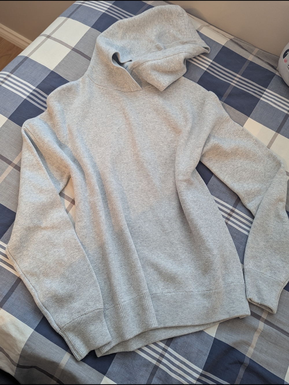 Knit Sweater Hoodie